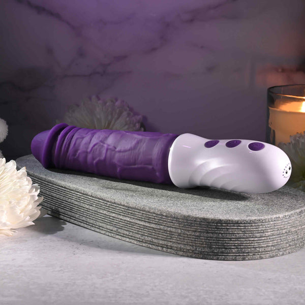 Plum Thrust Rechargeable Thrusting Dildo