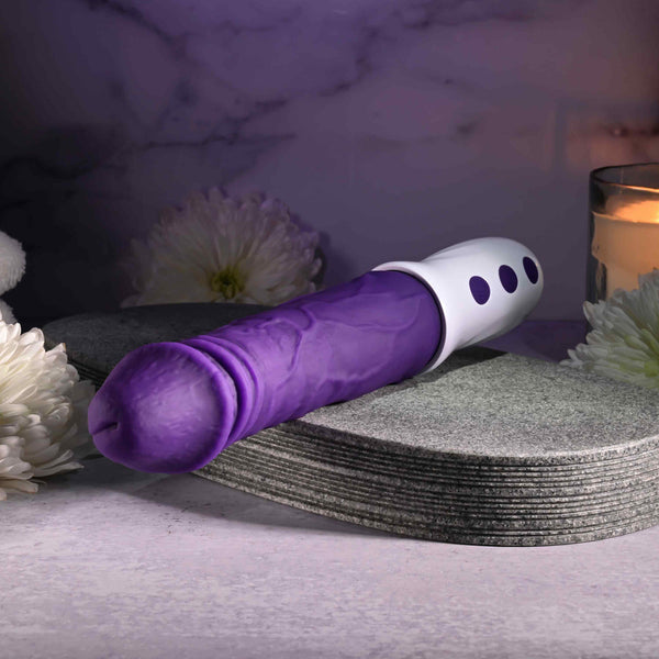 Plum Thrust Rechargeable Thrusting Dildo