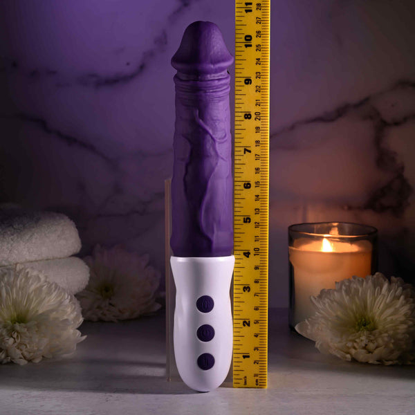 Plum Thrust Rechargeable Thrusting Dildo