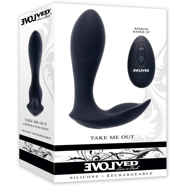 Take Me Out 9-Function Rechargeable Remote-Control G-Spot Vibe