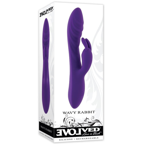 Wavy Rabbit 10-Function Rechargeable Dual-Action Vibrator