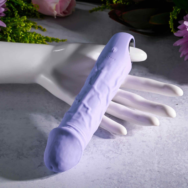 Purple Fantasy 10-Function Rechargeable Vibrating Dildo