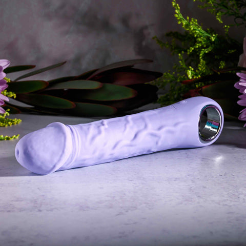 Purple Fantasy 10-Function Rechargeable Vibrating Dildo