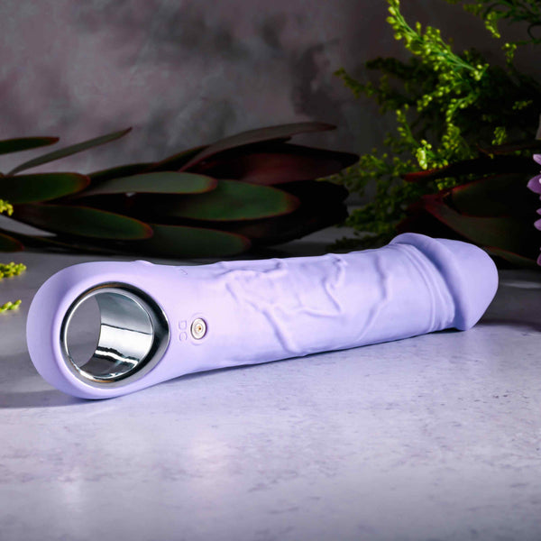 Purple Fantasy 10-Function Rechargeable Vibrating Dildo