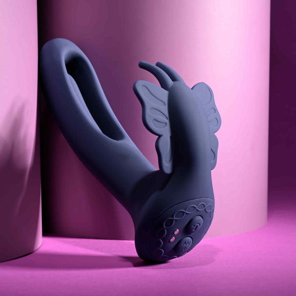 Lord of the Wings 10-Function Rechargeable Flicking Remote-Control G-Spot Vibrator