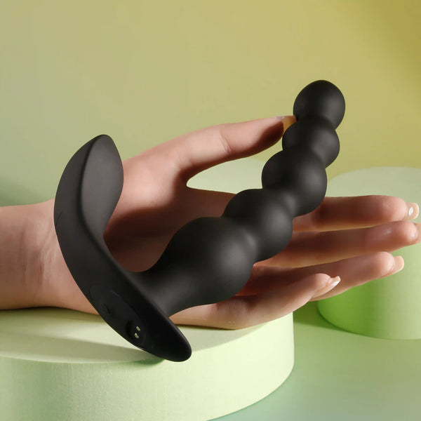 Bead Me Up Remote Controlled 10-Functions  Rechargeable Beaded Curve Anal Vibrator