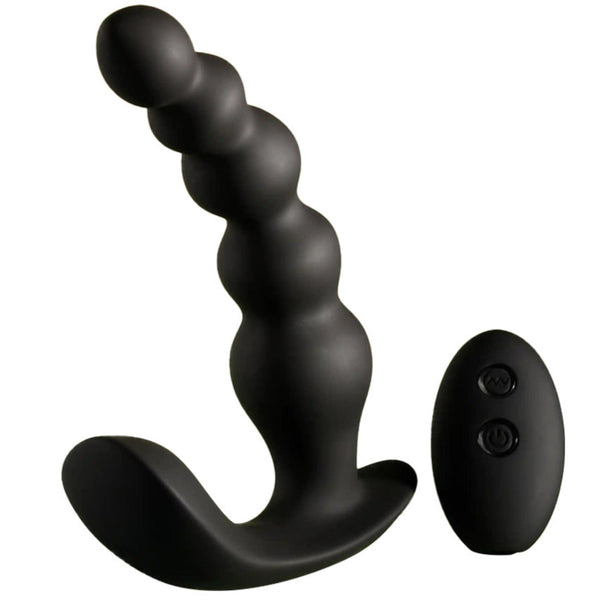 Bead Me Up Remote Controlled 10-Functions  Rechargeable Beaded Curve Anal Vibrator
