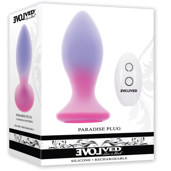 Paradise Remote Controlled 10-Functions Rechargeable Vibrating Anal Plug