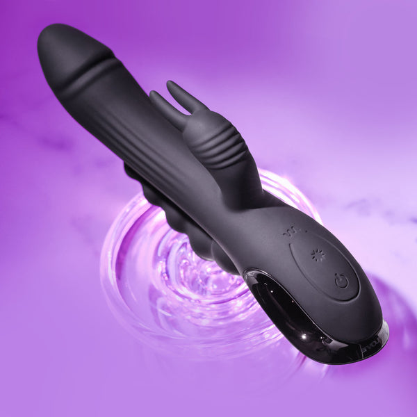 Trifecta 10-Function Rechargeable Triple-Action Vibrator