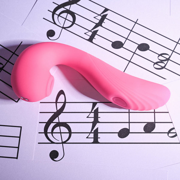 The Note Rechargeable G-Spot Thumping & Clitoral Licking Vibe