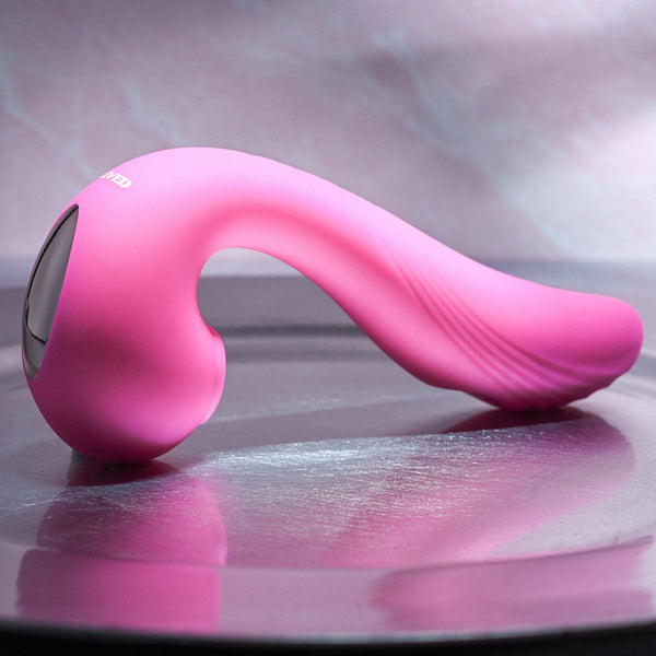 The Note Rechargeable G-Spot Thumping & Clitoral Licking Vibe