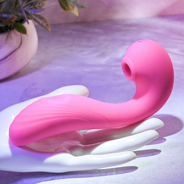 The Note Rechargeable G-Spot Thumping & Clitoral Licking Vibe