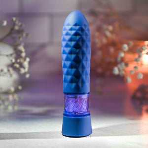 Raver 8-Function Rechargeable Dynamic Light-Up Vibrating Bullet