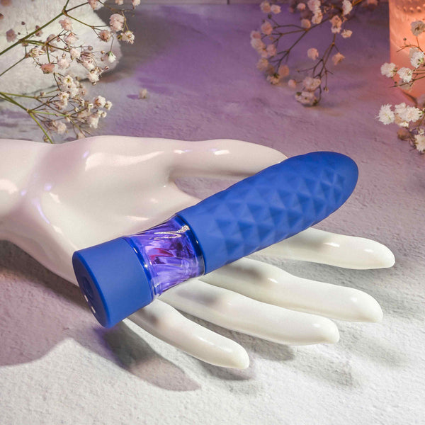 Raver 8-Function Rechargeable Dynamic Light-Up Vibrating Bullet