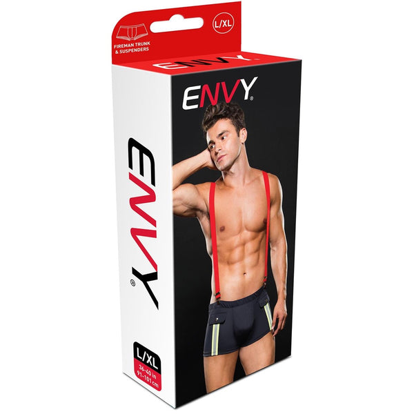 Envy Menswear 2 Piece Firemen Set - Extreme Toyz Singapore - https://extremetoyz.com.sg - Sex Toys and Lingerie Online Store - Bondage Gear / Vibrators / Electrosex Toys / Wireless Remote Control Vibes / Sexy Lingerie and Role Play / BDSM / Dungeon Furnitures / Dildos and Strap Ons &nbsp;/ Anal and Prostate Massagers / Anal Douche and Cleaning Aide / Delay Sprays and Gels / Lubricants and more...