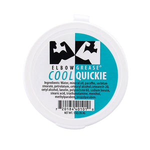 Elbow Grease Cool Formula Cream Quickie 1 oz. - Extreme Toyz Singapore - https://extremetoyz.com.sg - Sex Toys and Lingerie Online Store - Bondage Gear / Vibrators / Electrosex Toys / Wireless Remote Control Vibes / Sexy Lingerie and Role Play / BDSM / Dungeon Furnitures / Dildos and Strap Ons &nbsp;/ Anal and Prostate Massagers / Anal Douche and Cleaning Aide / Delay Sprays and Gels / Lubricants and more...