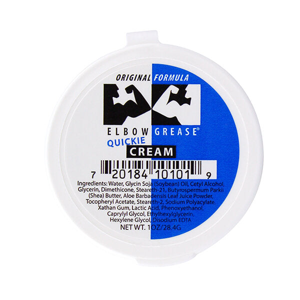 Elbow Grease Original Formula Cream Quickie 1 oz. - Extreme Toyz Singapore - https://extremetoyz.com.sg - Sex Toys and Lingerie Online Store - Bondage Gear / Vibrators / Electrosex Toys / Wireless Remote Control Vibes / Sexy Lingerie and Role Play / BDSM / Dungeon Furnitures / Dildos and Strap Ons &nbsp;/ Anal and Prostate Massagers / Anal Douche and Cleaning Aide / Delay Sprays and Gels / Lubricants and more...