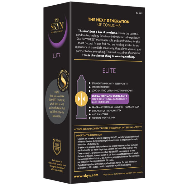Elite Ultra Thin & Ultra Soft Condoms - 12 Pack
