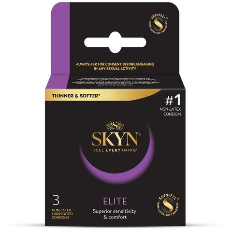Elite Ultra Thin & Ultra Soft Condoms - 3 Pack