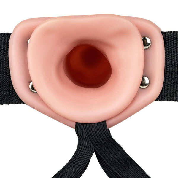 Shots America RealRock 8" Hollow Strap On without Balls - Light - Extreme Toyz Singapore - https://extremetoyz.com.sg - Sex Toys and Lingerie Online Store - Bondage Gear / Vibrators / Electrosex Toys / Wireless Remote Control Vibes / Sexy Lingerie and Role Play / BDSM / Dungeon Furnitures / Dildos and Strap Ons &nbsp;/ Anal and Prostate Massagers / Anal Douche and Cleaning Aide / Delay Sprays and Gels / Lubricants and more...