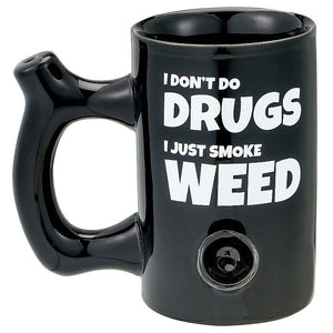 Fashioncraft I Don't Do Drugs I Just Smoke Weed Pipe Mug - Extreme Toyz Singapore - https://extremetoyz.com.sg - Sex Toys and Lingerie Online Store - Bondage Gear / Vibrators / Electrosex Toys / Wireless Remote Control Vibes / Sexy Lingerie and Role Play / BDSM / Dungeon Furnitures / Dildos and Strap Ons &nbsp;/ Anal and Prostate Massagers / Anal Douche and Cleaning Aide / Delay Sprays and Gels / Lubricants and more...