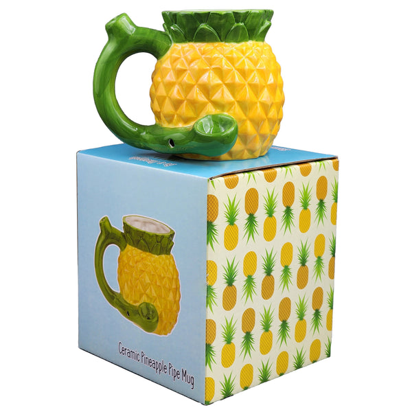 Fashioncraft Pineapple Mug with Pipe -Extreme Toyz Singapore - https://extremetoyz.com.sg - Sex Toys and Lingerie Online Store - Bondage Gear / Vibrators / Electrosex Toys / Wireless Remote Control Vibes / Sexy Lingerie and Role Play / BDSM / Dungeon Furnitures / Dildos and Strap Ons &nbsp;/ Anal and Prostate Massagers / Anal Douche and Cleaning Aide / Delay Sprays and Gels / Lubricants and more...