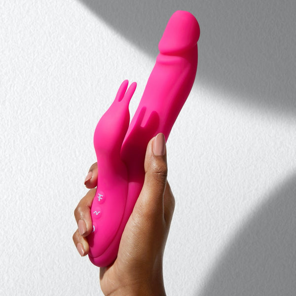 Femme Funn Booster Rabbit Dual Stimulating Rechargeable Rabbit Vibrator with 360º Rotation - Extreme Toyz Singapore - https://extremetoyz.com.sg - Sex Toys and Lingerie Online Store - Bondage Gear / Vibrators / Electrosex Toys / Wireless Remote Control Vibes / Sexy Lingerie and Role Play / BDSM / Dungeon Furnitures / Dildos and Strap Ons  / Anal and Prostate Massagers / Anal Douche and Cleaning Aide / Delay Sprays and Gels / Lubricants and more...