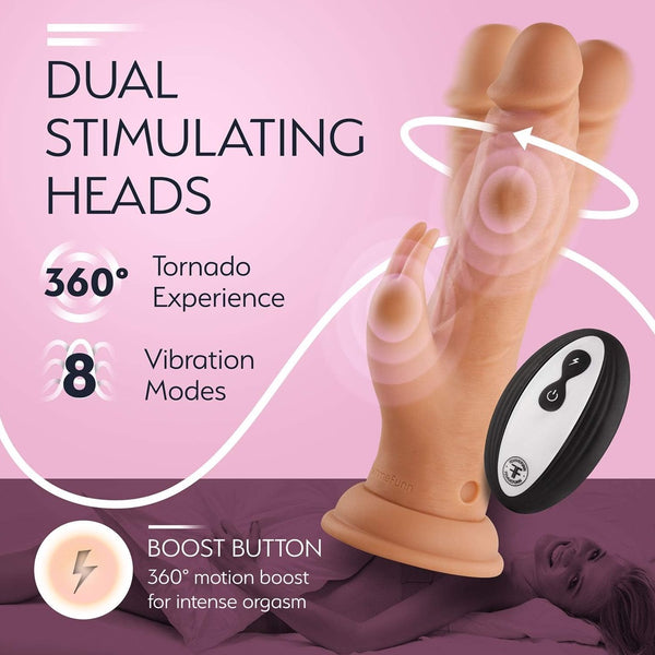 Femme Fun Vortex Wireless Remote Turbo Rabbit 360º Rotation Vibrator - Extreme Toyz Singapore - https://extremetoyz.com.sg - Sex Toys and Lingerie Online Store - Bondage Gear / Vibrators / Electrosex Toys / Wireless Remote Control Vibes / Sexy Lingerie and Role Play / BDSM / Dungeon Furnitures / Dildos and Strap Ons  / Anal and Prostate Massagers / Anal Douche and Cleaning Aide / Delay Sprays and Gels / Lubricants and more...