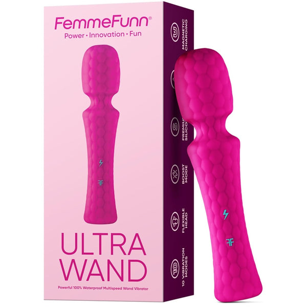 Femmefunn Ultra Wand - Pink - Extreme Toyz Singapore - https://extremetoyz.com.sg - Sex Toys and Lingerie Online Store - Bondage Gear / Vibrators / Electrosex Toys / Wireless Remote Control Vibes / Sexy Lingerie and Role Play / BDSM / Dungeon Furnitures / Dildos and Strap Ons &nbsp;/ Anal and Prostate Massagers / Anal Douche and Cleaning Aide / Delay Sprays and Gels / Lubricants and more...