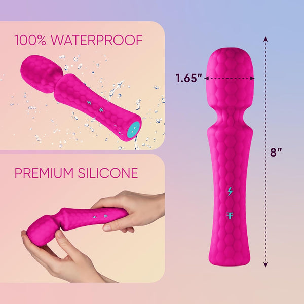 Femmefunn Ultra Wand - Pink - Extreme Toyz Singapore - https://extremetoyz.com.sg - Sex Toys and Lingerie Online Store - Bondage Gear / Vibrators / Electrosex Toys / Wireless Remote Control Vibes / Sexy Lingerie and Role Play / BDSM / Dungeon Furnitures / Dildos and Strap Ons &nbsp;/ Anal and Prostate Massagers / Anal Douche and Cleaning Aide / Delay Sprays and Gels / Lubricants and more...