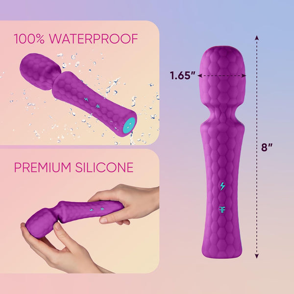 Femmefunn Ultra Wand - Purple - Extreme Toyz Singapore - https://extremetoyz.com.sg - Sex Toys and Lingerie Online Store - Bondage Gear / Vibrators / Electrosex Toys / Wireless Remote Control Vibes / Sexy Lingerie and Role Play / BDSM / Dungeon Furnitures / Dildos and Strap Ons &nbsp;/ Anal and Prostate Massagers / Anal Douche and Cleaning Aide / Delay Sprays and Gels / Lubricants and more...