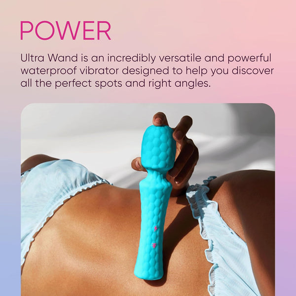 Femmefunn Ultra Wand - Turquoise - Extreme Toyz Singapore - https://extremetoyz.com.sg - Sex Toys and Lingerie Online Store - Bondage Gear / Vibrators / Electrosex Toys / Wireless Remote Control Vibes / Sexy Lingerie and Role Play / BDSM / Dungeon Furnitures / Dildos and Strap Ons &nbsp;/ Anal and Prostate Massagers / Anal Douche and Cleaning Aide / Delay Sprays and Gels / Lubricants and more...