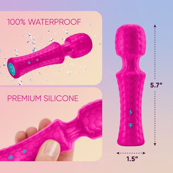 Femme Fun Ultra Wand Mini Rechargeable Vibrator - Extreme Toyz Singapore - https://extremetoyz.com.sg - Sex Toys and Lingerie Online Store - Bondage Gear / Vibrators / Electrosex Toys / Wireless Remote Control Vibes / Sexy Lingerie and Role Play / BDSM / Dungeon Furnitures / Dildos and Strap Ons  / Anal and Prostate Massagers / Anal Douche and Cleaning Aide / Delay Sprays and Gels / Lubricants and more...