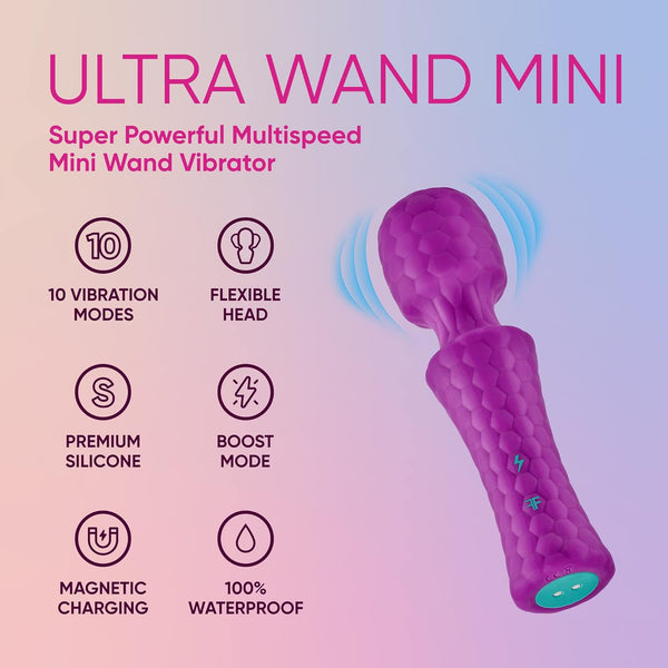 Femmefunn Ultra Wand Mini - Purple - Extreme Toyz Singapore - https://extremetoyz.com.sg - Sex Toys and Lingerie Online Store - Bondage Gear / Vibrators / Electrosex Toys / Wireless Remote Control Vibes / Sexy Lingerie and Role Play / BDSM / Dungeon Furnitures / Dildos and Strap Ons &nbsp;/ Anal and Prostate Massagers / Anal Douche and Cleaning Aide / Delay Sprays and Gels / Lubricants and more...