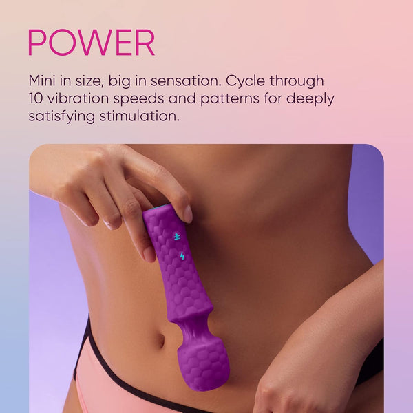 Femmefunn Ultra Wand Mini - Purple - Extreme Toyz Singapore - https://extremetoyz.com.sg - Sex Toys and Lingerie Online Store - Bondage Gear / Vibrators / Electrosex Toys / Wireless Remote Control Vibes / Sexy Lingerie and Role Play / BDSM / Dungeon Furnitures / Dildos and Strap Ons &nbsp;/ Anal and Prostate Massagers / Anal Douche and Cleaning Aide / Delay Sprays and Gels / Lubricants and more...