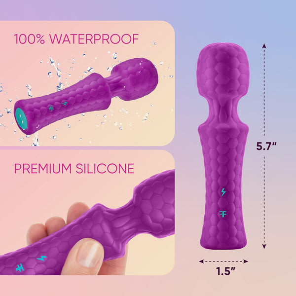 Femmefunn Ultra Wand Mini - Purple - Extreme Toyz Singapore - https://extremetoyz.com.sg - Sex Toys and Lingerie Online Store - Bondage Gear / Vibrators / Electrosex Toys / Wireless Remote Control Vibes / Sexy Lingerie and Role Play / BDSM / Dungeon Furnitures / Dildos and Strap Ons &nbsp;/ Anal and Prostate Massagers / Anal Douche and Cleaning Aide / Delay Sprays and Gels / Lubricants and more...