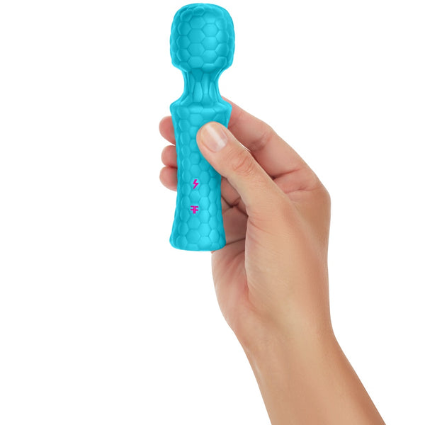 Femmefunn Ultra Wand Mini - Turquoise - Extreme Toyz Singapore - https://extremetoyz.com.sg - Sex Toys and Lingerie Online Store - Bondage Gear / Vibrators / Electrosex Toys / Wireless Remote Control Vibes / Sexy Lingerie and Role Play / BDSM / Dungeon Furnitures / Dildos and Strap Ons &nbsp;/ Anal and Prostate Massagers / Anal Douche and Cleaning Aide / Delay Sprays and Gels / Lubricants and more...