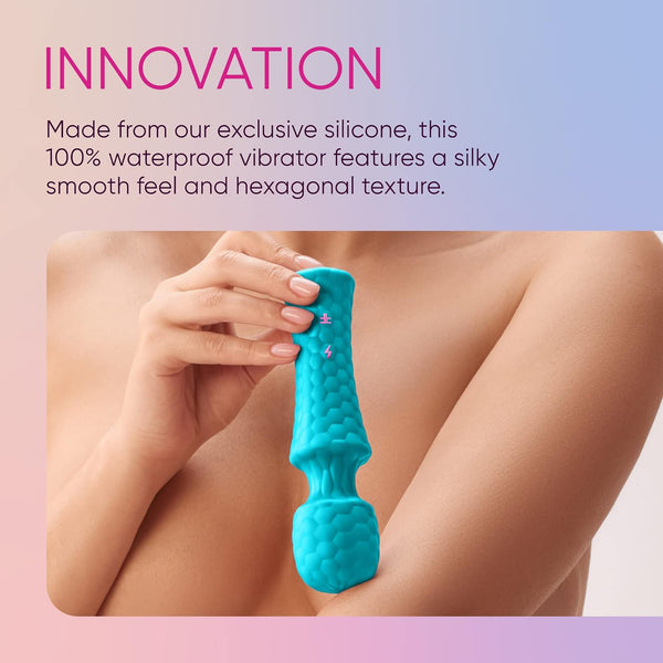 Femmefunn Ultra Wand Mini - Turquoise - Extreme Toyz Singapore - https://extremetoyz.com.sg - Sex Toys and Lingerie Online Store - Bondage Gear / Vibrators / Electrosex Toys / Wireless Remote Control Vibes / Sexy Lingerie and Role Play / BDSM / Dungeon Furnitures / Dildos and Strap Ons &nbsp;/ Anal and Prostate Massagers / Anal Douche and Cleaning Aide / Delay Sprays and Gels / Lubricants and more...