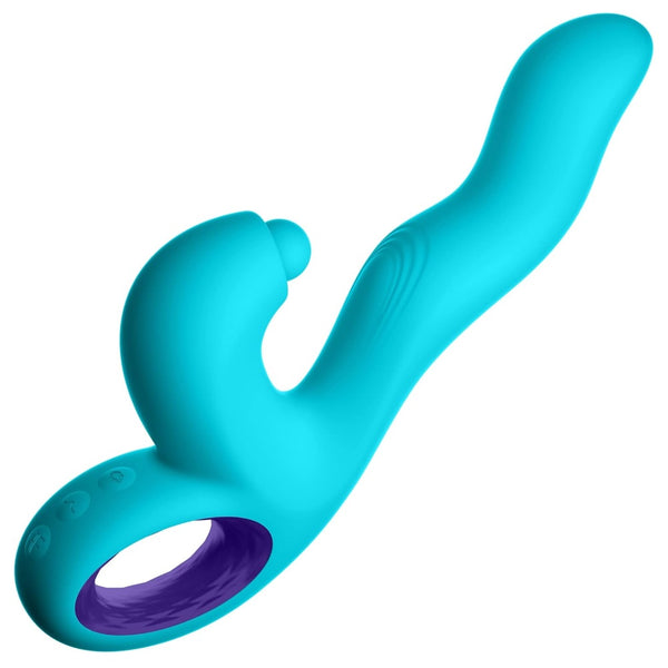 Femmefunn Klio Triple Action Thumping Rabbit Vibrator - Extreme Toyz Singapore - https://extremetoyz.com.sg - Sex Toys and Lingerie Online Store - Bondage Gear / Vibrators / Electrosex Toys / Wireless Remote Control Vibes / Sexy Lingerie and Role Play / BDSM / Dungeon Furnitures / Dildos and Strap Ons &nbsp;/ Anal and Prostate Massagers / Anal Douche and Cleaning Aide / Delay Sprays and Gels / Lubricants and more...