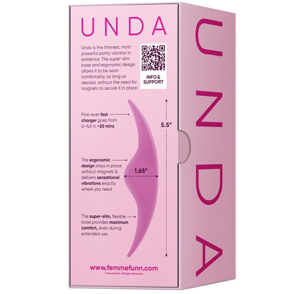 Femmefunn Unda Remote Wearable Panty Vibrator - Pink -Femmefunn Unda Remote Wearable Panty Vibrator - Pink - Extreme Toyz Singapore - https://extremetoyz.com.sg - Sex Toys and Lingerie Online Store - Bondage Gear / Vibrators / Electrosex Toys / Wireless Remote Control Vibes / Sexy Lingerie and Role Play / BDSM / Dungeon Furnitures / Dildos and Strap Ons &nbsp;/ Anal and Prostate Massagers / Anal Douche and Cleaning Aide / Delay Sprays and Gels / Lubricants and more...