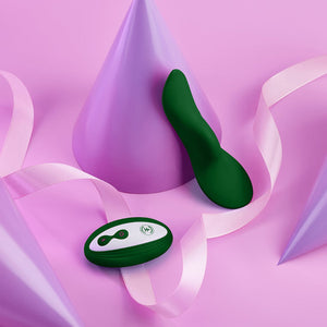 Femmefunn Unda Remote Wearable Panty Vibrator - Dark Green - Extreme Toyz Singapore - https://extremetoyz.com.sg - Sex Toys and Lingerie Online Store - Bondage Gear / Vibrators / Electrosex Toys / Wireless Remote Control Vibes / Sexy Lingerie and Role Play / BDSM / Dungeon Furnitures / Dildos and Strap Ons &nbsp;/ Anal and Prostate Massagers / Anal Douche and Cleaning Aide / Delay Sprays and Gels / Lubricants and more...