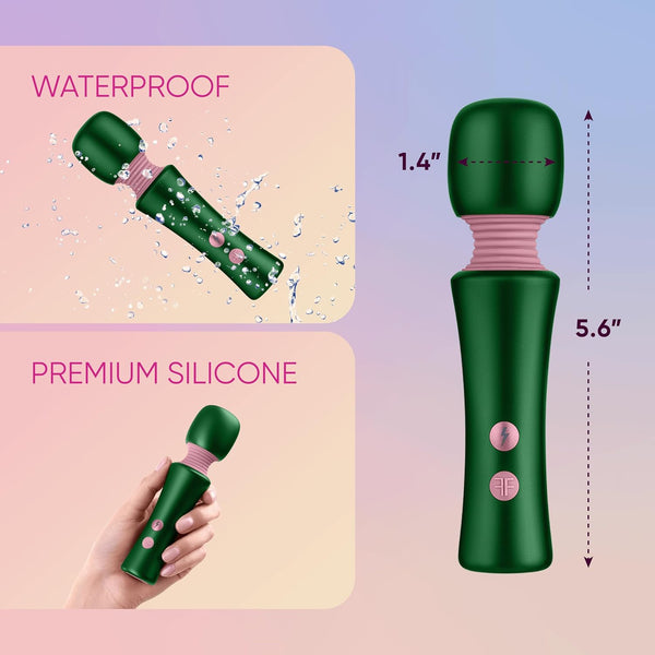 Femmefunn Bougie Wand Heat Retaining Mini Vibrator - Dark Green - Extreme Toyz Singapore - https://extremetoyz.com.sg - Sex Toys and Lingerie Online Store - Bondage Gear / Vibrators / Electrosex Toys / Wireless Remote Control Vibes / Sexy Lingerie and Role Play / BDSM / Dungeon Furnitures / Dildos and Strap Ons &nbsp;/ Anal and Prostate Massagers / Anal Douche and Cleaning Aide / Delay Sprays and Gels / Lubricants and more...