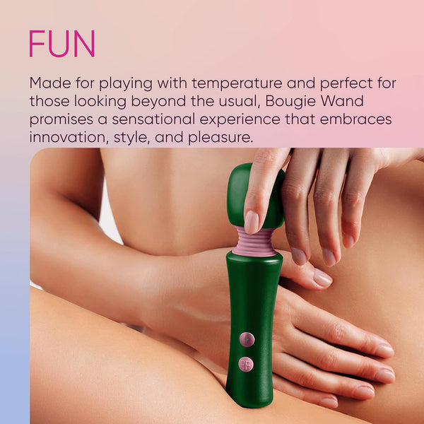 Femmefunn Bougie Wand Heat Retaining Mini Vibrator - Dark Green - Extreme Toyz Singapore - https://extremetoyz.com.sg - Sex Toys and Lingerie Online Store - Bondage Gear / Vibrators / Electrosex Toys / Wireless Remote Control Vibes / Sexy Lingerie and Role Play / BDSM / Dungeon Furnitures / Dildos and Strap Ons &nbsp;/ Anal and Prostate Massagers / Anal Douche and Cleaning Aide / Delay Sprays and Gels / Lubricants and more...