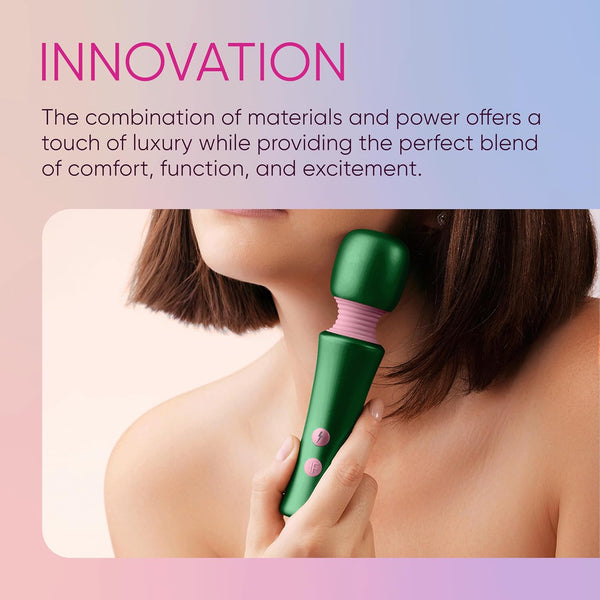 Femmefunn Bougie Wand Heat Retaining Mini Vibrator - Dark Green - Extreme Toyz Singapore - https://extremetoyz.com.sg - Sex Toys and Lingerie Online Store - Bondage Gear / Vibrators / Electrosex Toys / Wireless Remote Control Vibes / Sexy Lingerie and Role Play / BDSM / Dungeon Furnitures / Dildos and Strap Ons &nbsp;/ Anal and Prostate Massagers / Anal Douche and Cleaning Aide / Delay Sprays and Gels / Lubricants and more...