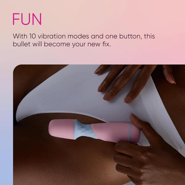 Femmefunn ffix Wand Battery-Operated Mini Vibrator - Light Pink - Extreme Toyz Singapore - https://extremetoyz.com.sg - Sex Toys and Lingerie Online Store - Bondage Gear / Vibrators / Electrosex Toys / Wireless Remote Control Vibes / Sexy Lingerie and Role Play / BDSM / Dungeon Furnitures / Dildos and Strap Ons &nbsp;/ Anal and Prostate Massagers / Anal Douche and Cleaning Aide / Delay Sprays and Gels / Lubricants and more...