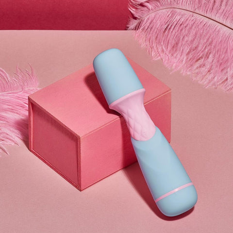 Femmefunn ffix Wand Battery-Operated Mini Vibrator - Light Blue - Extreme Toyz Singapore - https://extremetoyz.com.sg - Sex Toys and Lingerie Online Store - Bondage Gear / Vibrators / Electrosex Toys / Wireless Remote Control Vibes / Sexy Lingerie and Role Play / BDSM / Dungeon Furnitures / Dildos and Strap Ons &nbsp;/ Anal and Prostate Massagers / Anal Douche and Cleaning Aide / Delay Sprays and Gels / Lubricants and more...