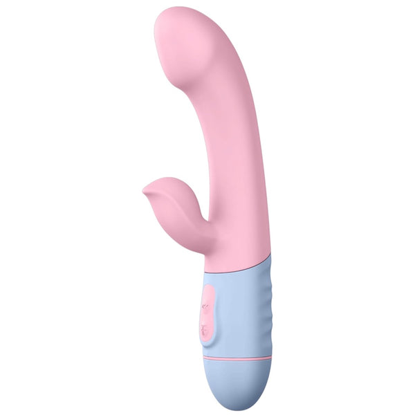 Femmefunn ffix Rabbit Battery-Operated Vibrator - Light Pink - Extreme Toyz Singapore - https://extremetoyz.com.sg - Sex Toys and Lingerie Online Store - Bondage Gear / Vibrators / Electrosex Toys / Wireless Remote Control Vibes / Sexy Lingerie and Role Play / BDSM / Dungeon Furnitures / Dildos and Strap Ons &nbsp;/ Anal and Prostate Massagers / Anal Douche and Cleaning Aide / Delay Sprays and Gels / Lubricants and more...