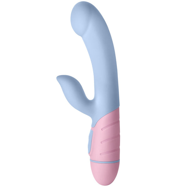 Femmefunn ffix Rabbit Battery-Operated Vibrator - Light Blue - Extreme Toyz Singapore - https://extremetoyz.com.sg - Sex Toys and Lingerie Online Store - Bondage Gear / Vibrators / Electrosex Toys / Wireless Remote Control Vibes / Sexy Lingerie and Role Play / BDSM / Dungeon Furnitures / Dildos and Strap Ons &nbsp;/ Anal and Prostate Massagers / Anal Douche and Cleaning Aide / Delay Sprays and Gels / Lubricants and more...