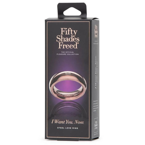 Freed Collection: I Want You. Now. Steel Love Ring