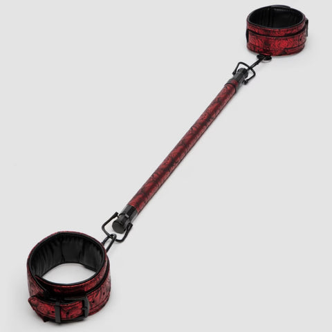 Sweet Anticipation Collection: Reversible Restraint Bar with Cuffs